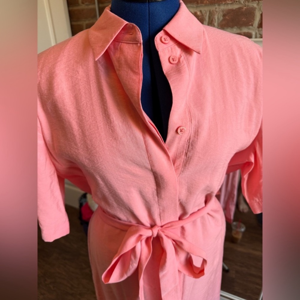 COS Pink Midi Dress - Picture 8 of 8